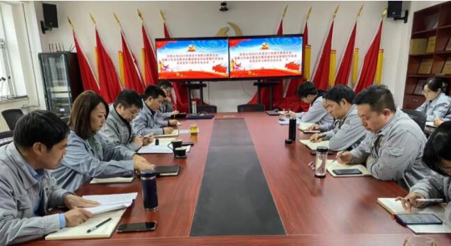 公司组织召开2022年党建工作暨党风廉政建设和反腐败工作会议